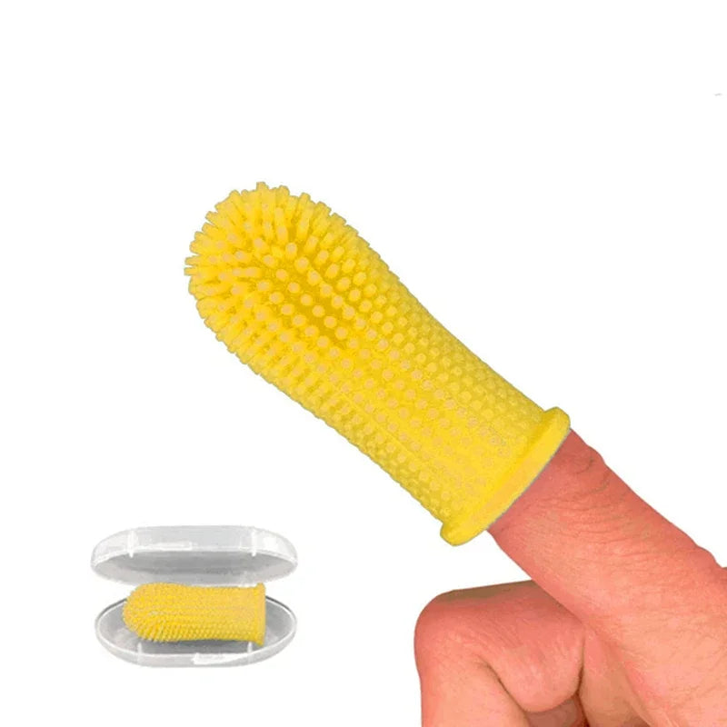 Silicone Finger Toothbrush for Dogs & Cats